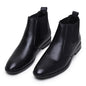 HAYES LONDON Chelsea Boots For Man | Genuine Leather High-Top Slip-On Shoes | Comfortable Formal Shoes for Men | Stylish Office, Party & Casual Wear Fashion Boots