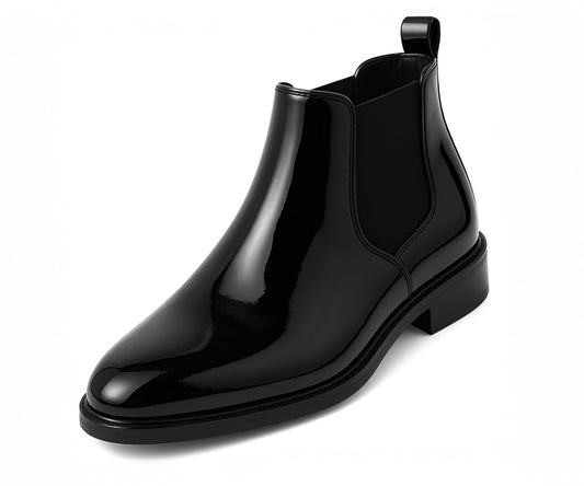 Kraasa Men's Slip On Fashion Chelsea Boots | High Tops, Soft Cushioned Insole, Comfortable Fit, Trendy, Stylish Boots