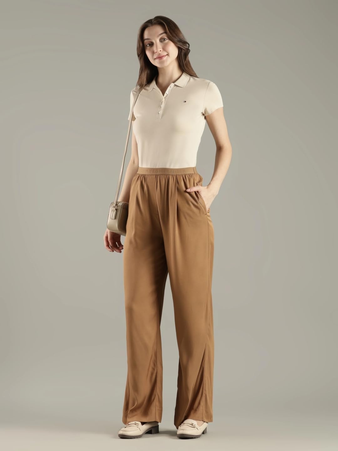 Solid Slim Fit Cotton Polo T-Shirt