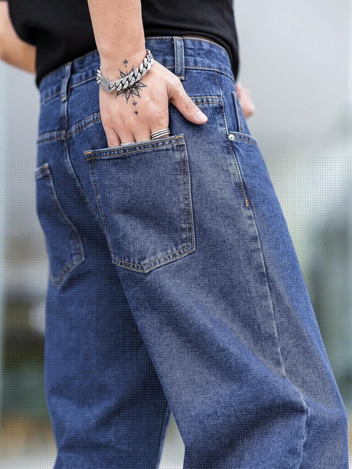 KOTTY Mens Regular Fit|Classic Design with Stylish Look |Day Comfort|Mide Rise Strachable Jeans