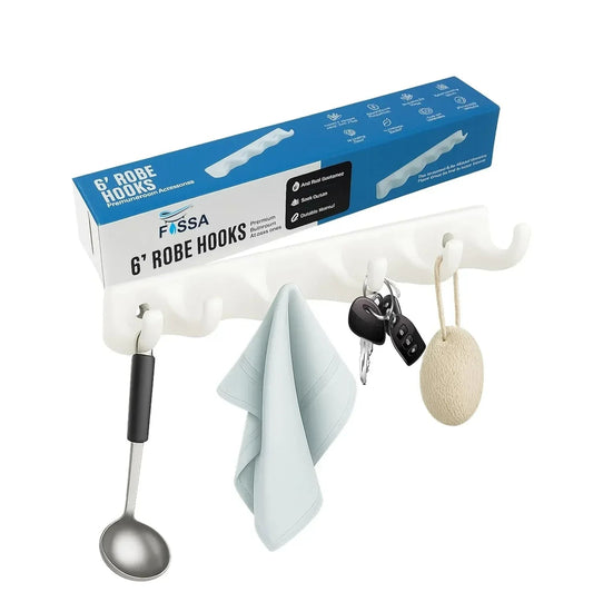 White Cloth Hanger Unbreakable Abs Ceramic Finish (RW-132)-0